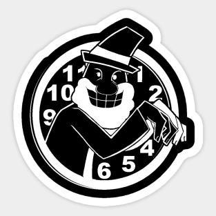 Pinwheel's The Clockman Sticker